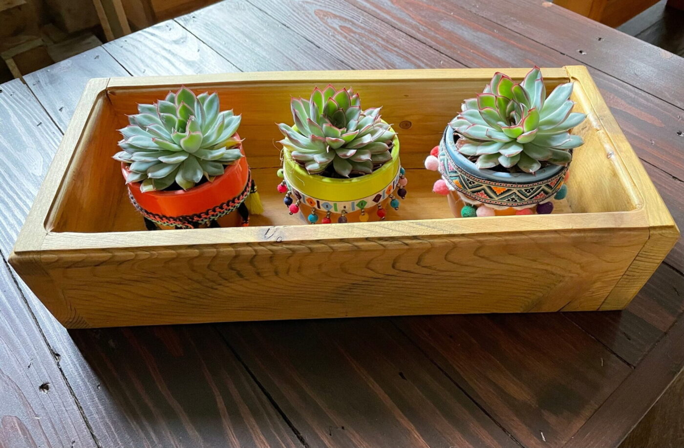 Reclaimed Pine Storage Box (41 cm)