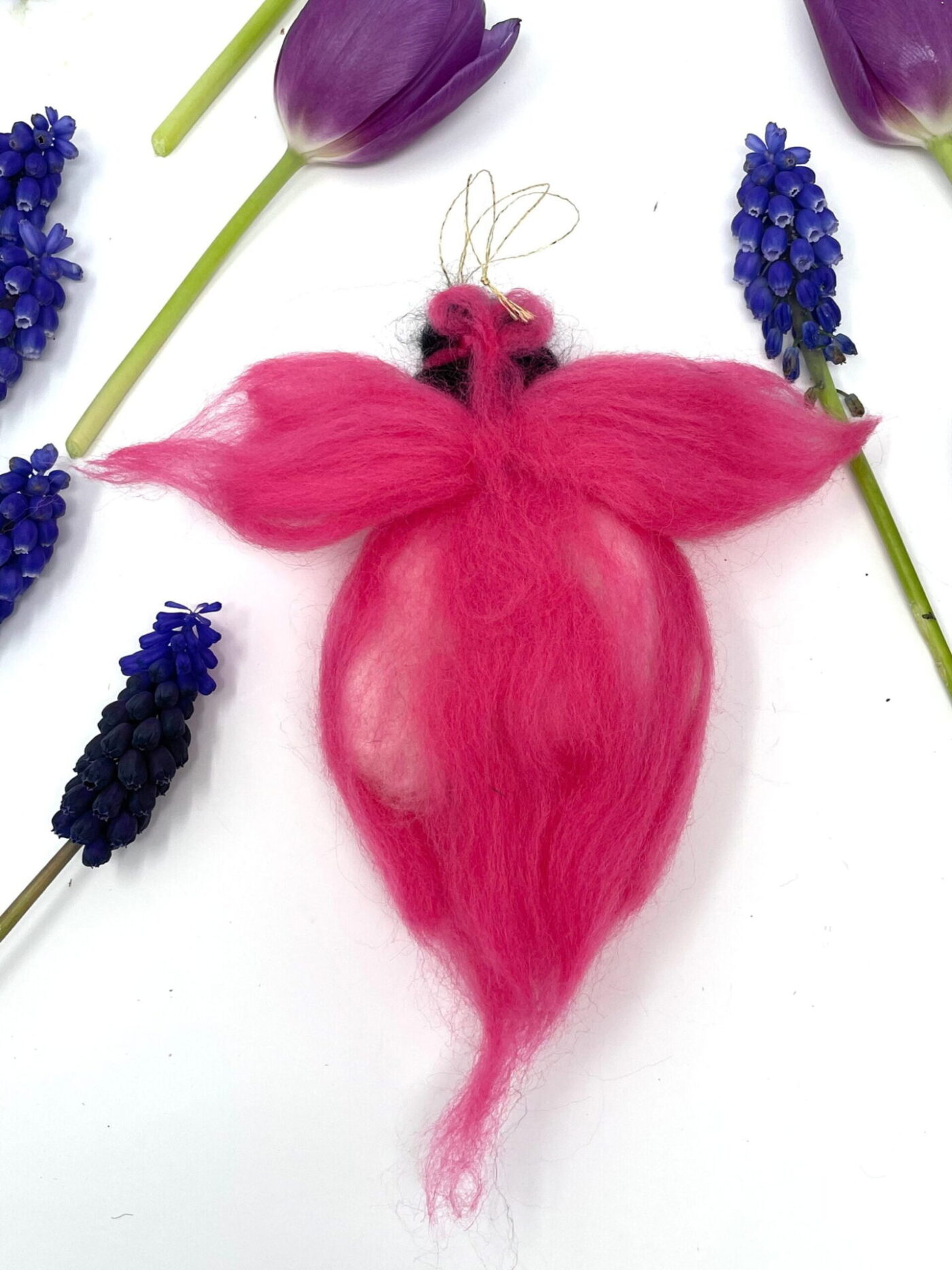 Bella the Pink Fairy — back view