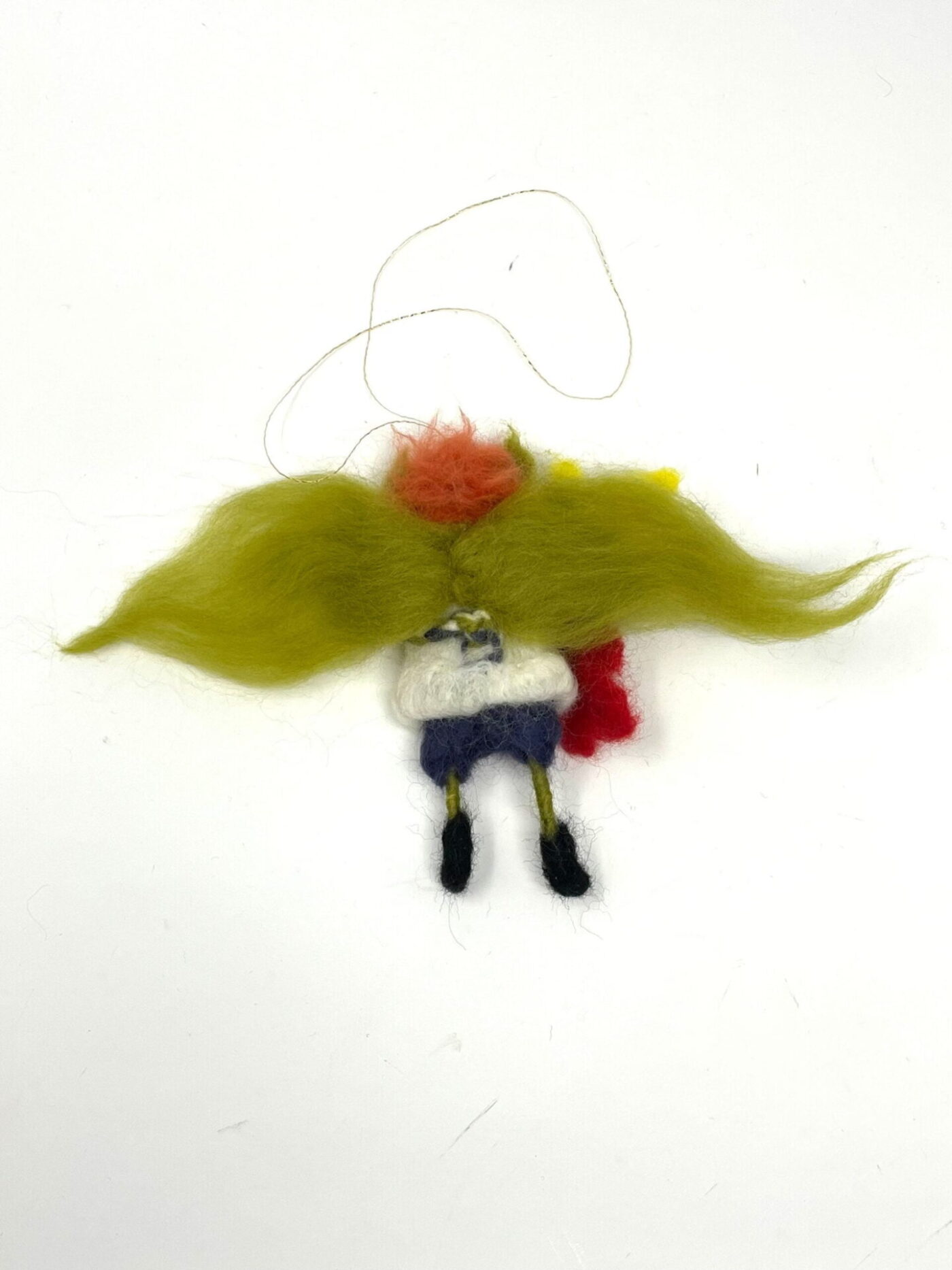 Ginger Garden Elf with Flowers — side view