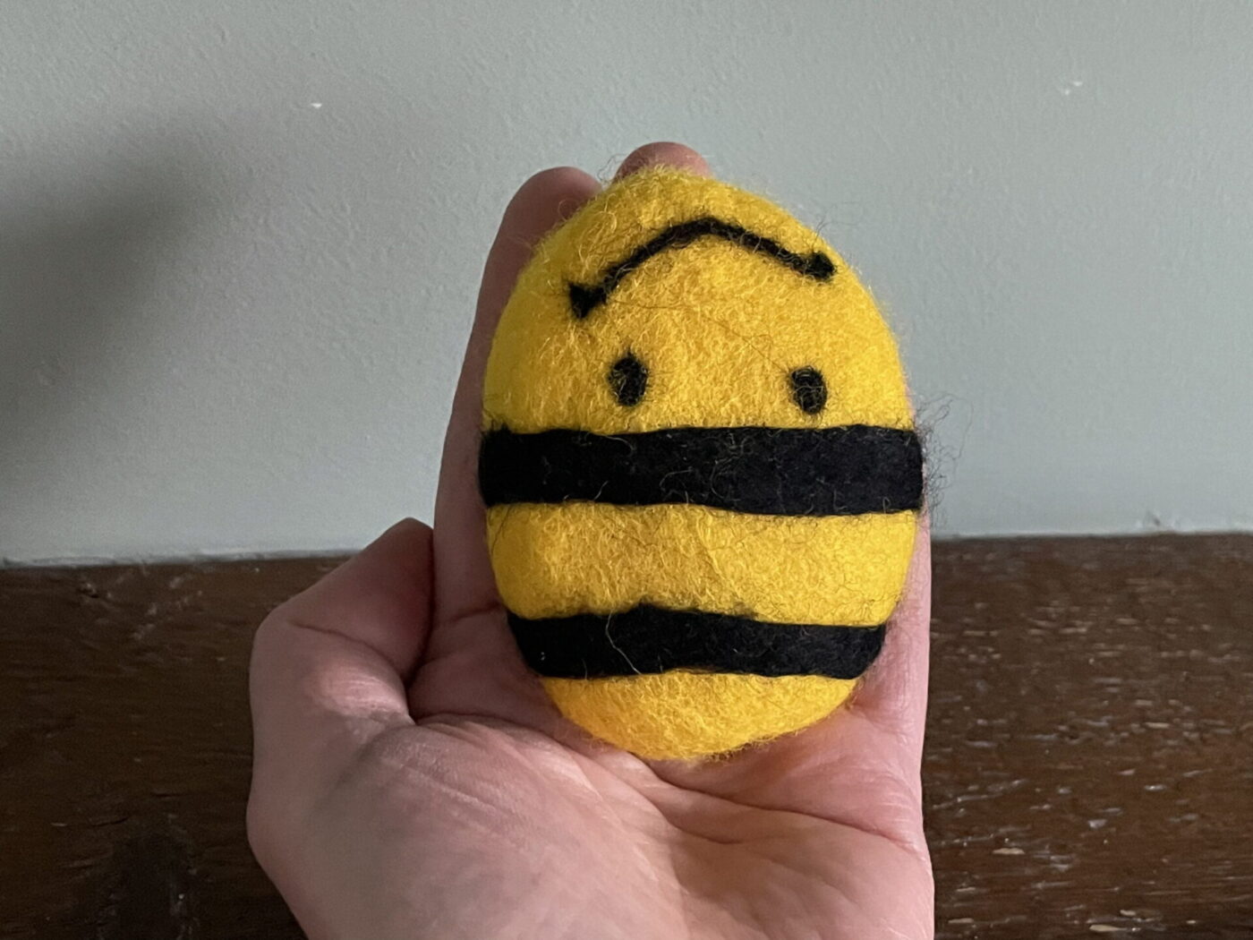 il_fullxfull.4474644077_ggwp.jpg Bumble Bee Felted Soap Bar (Mother's Day)