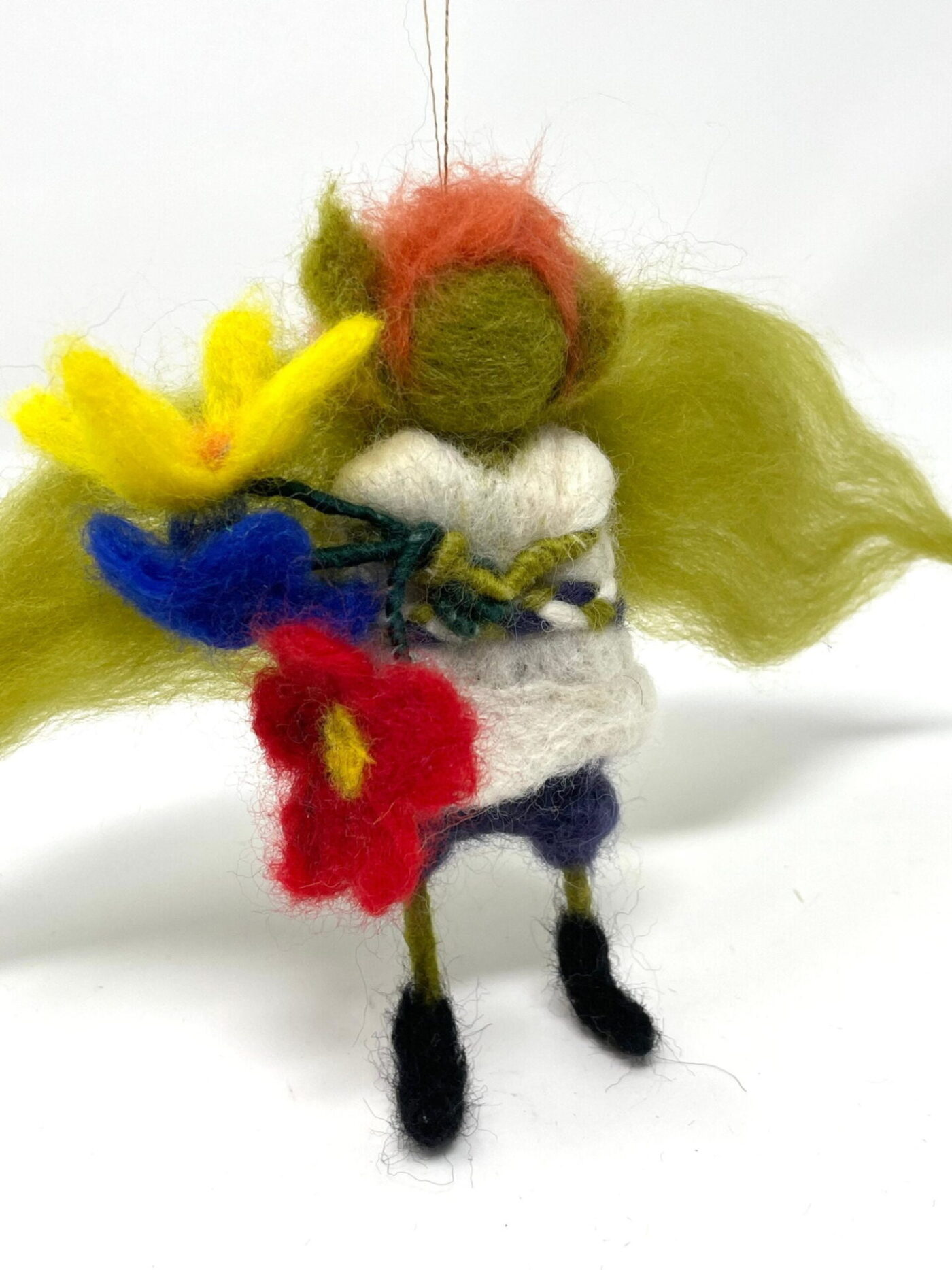 Ginger Garden Elf with Flowers — alternate angle