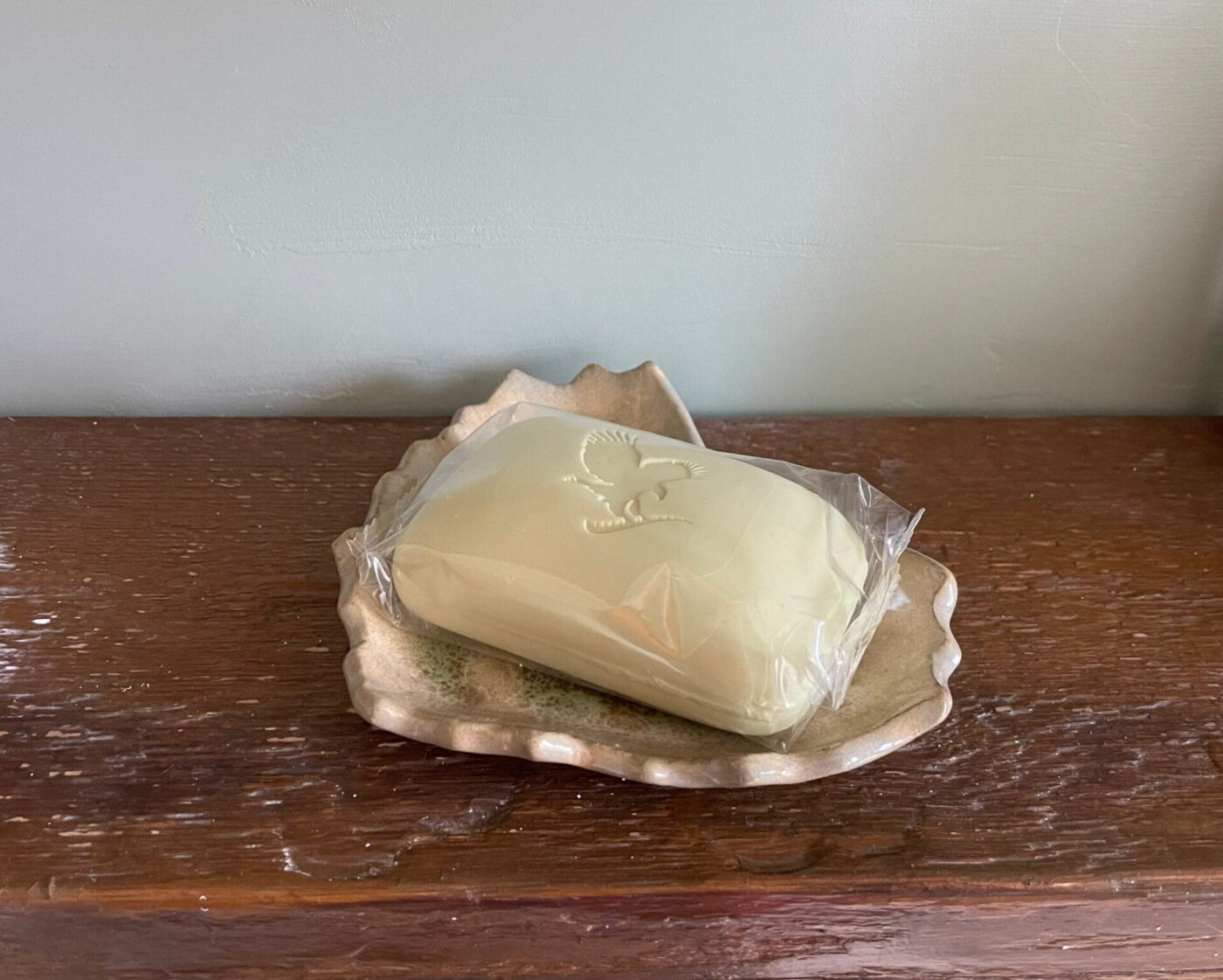 Autumn Leaf Ceramic Soap & Trinket Dish — alternate angle