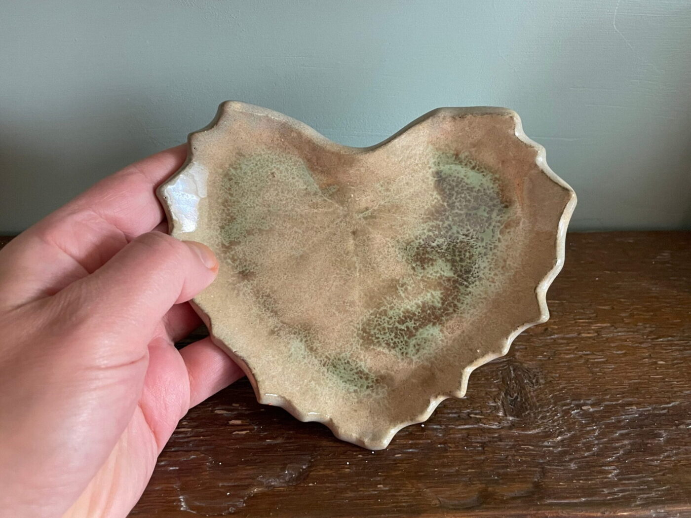 Autumn Leaf Ceramic Soap & Trinket Dish