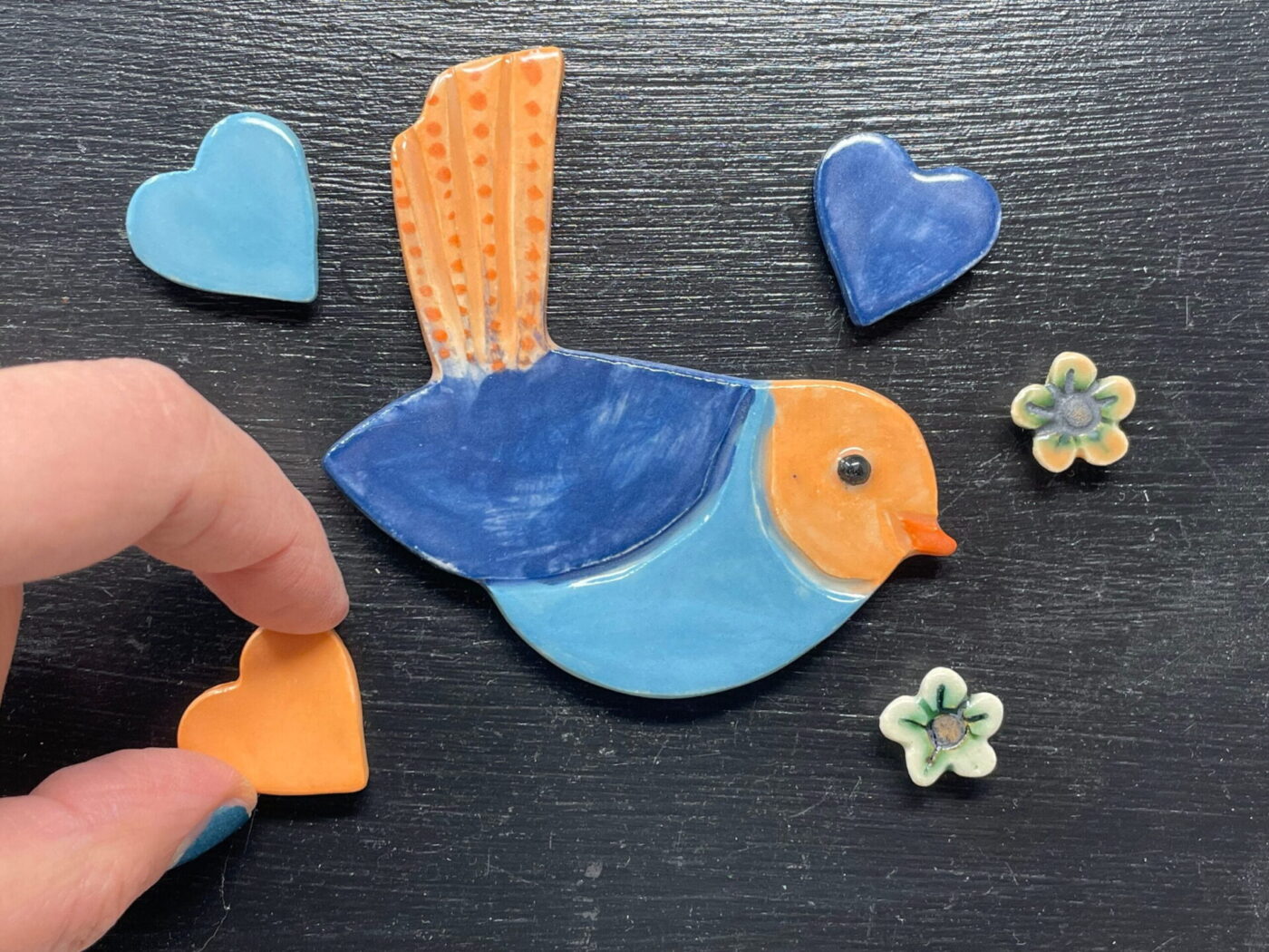 Nature Ceramic Magnet Set