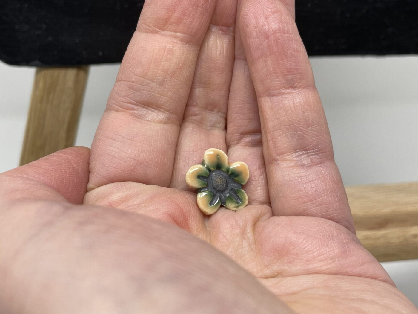 Nature Ceramic Magnet Set — scale view