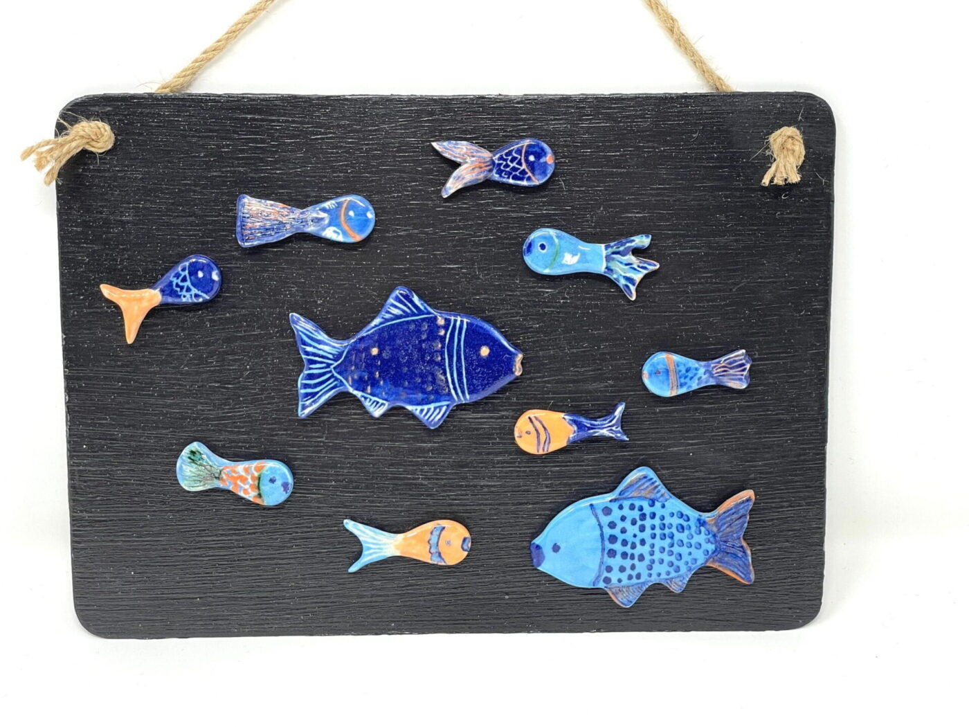 Ceramic Fish Magnet Set of 11