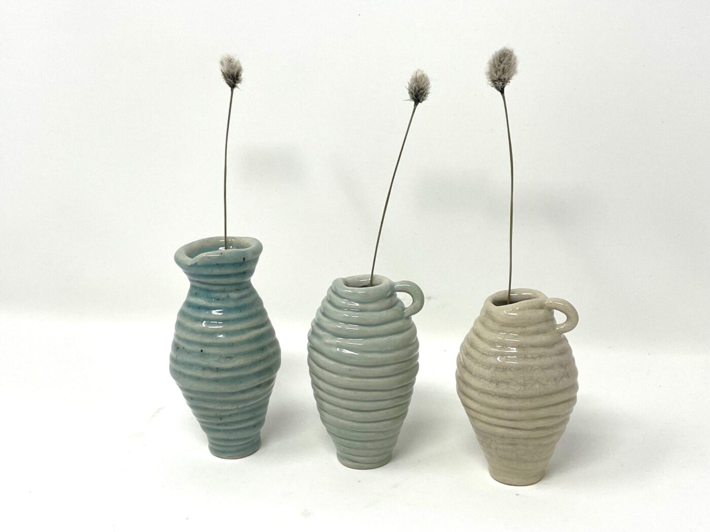 il_fullxfull.6331860250_oxij.jpg Coiled Mini Vase Trio (Bone, Blue, Teal)