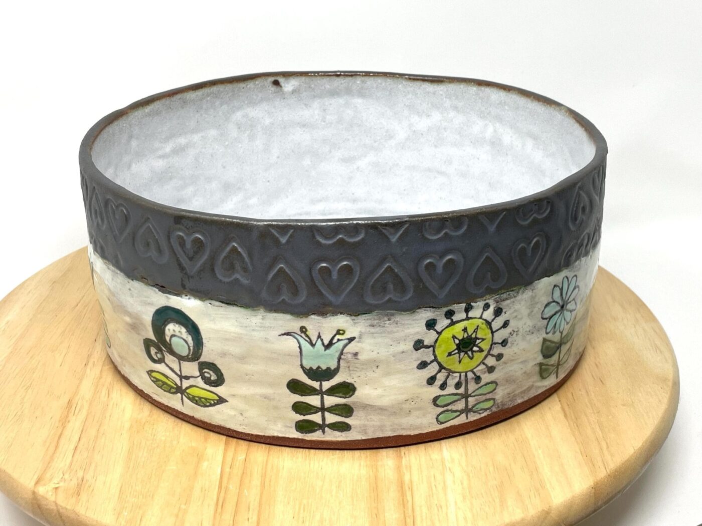 Large Terracotta Sgraffito Bowl (25cm)