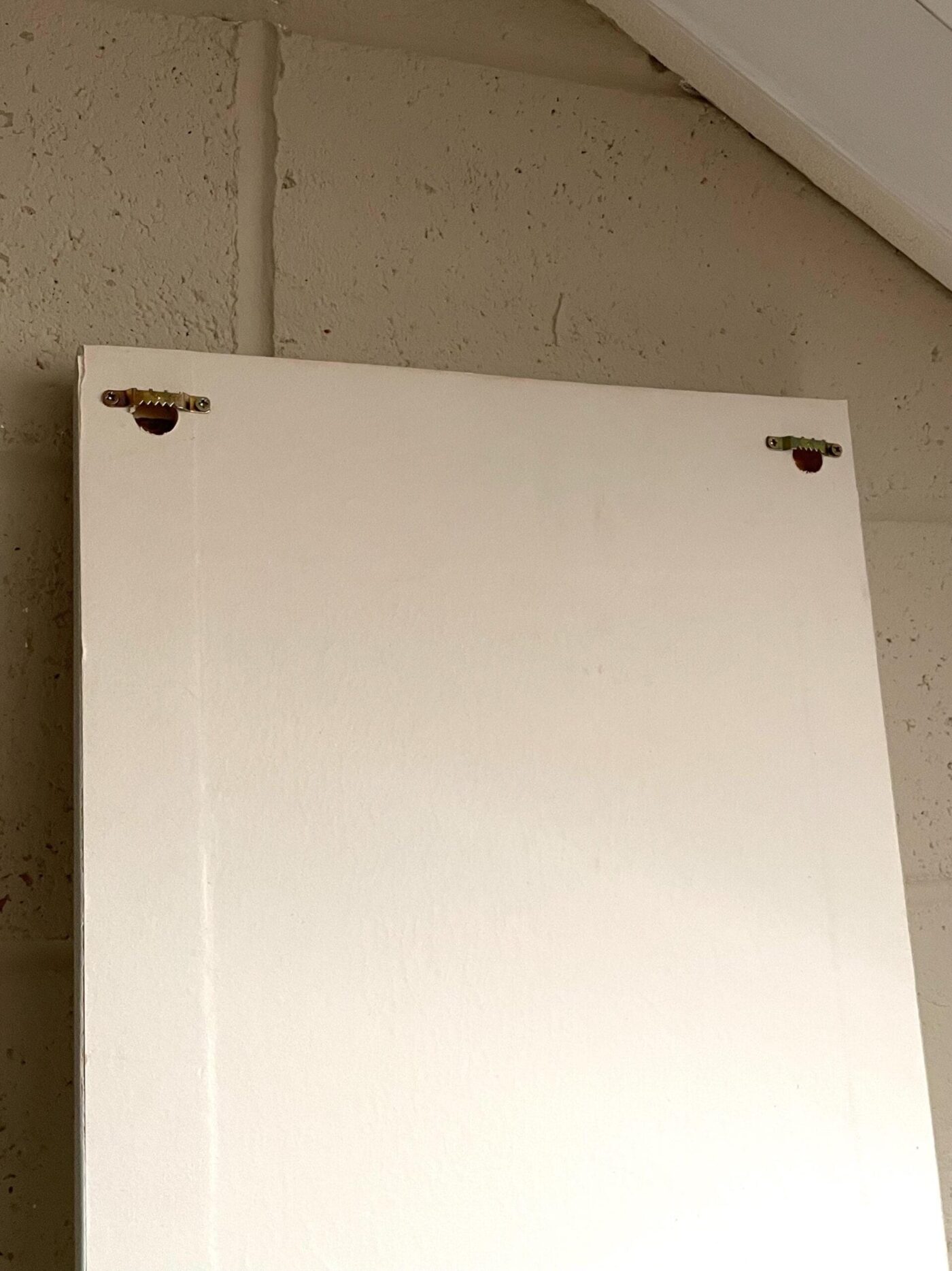 Vintage Door Panel Mirror (F&B Mizzle) — top view