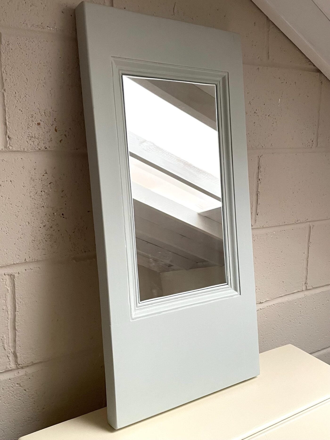 Vintage Door Panel Mirror (F&B Mizzle)