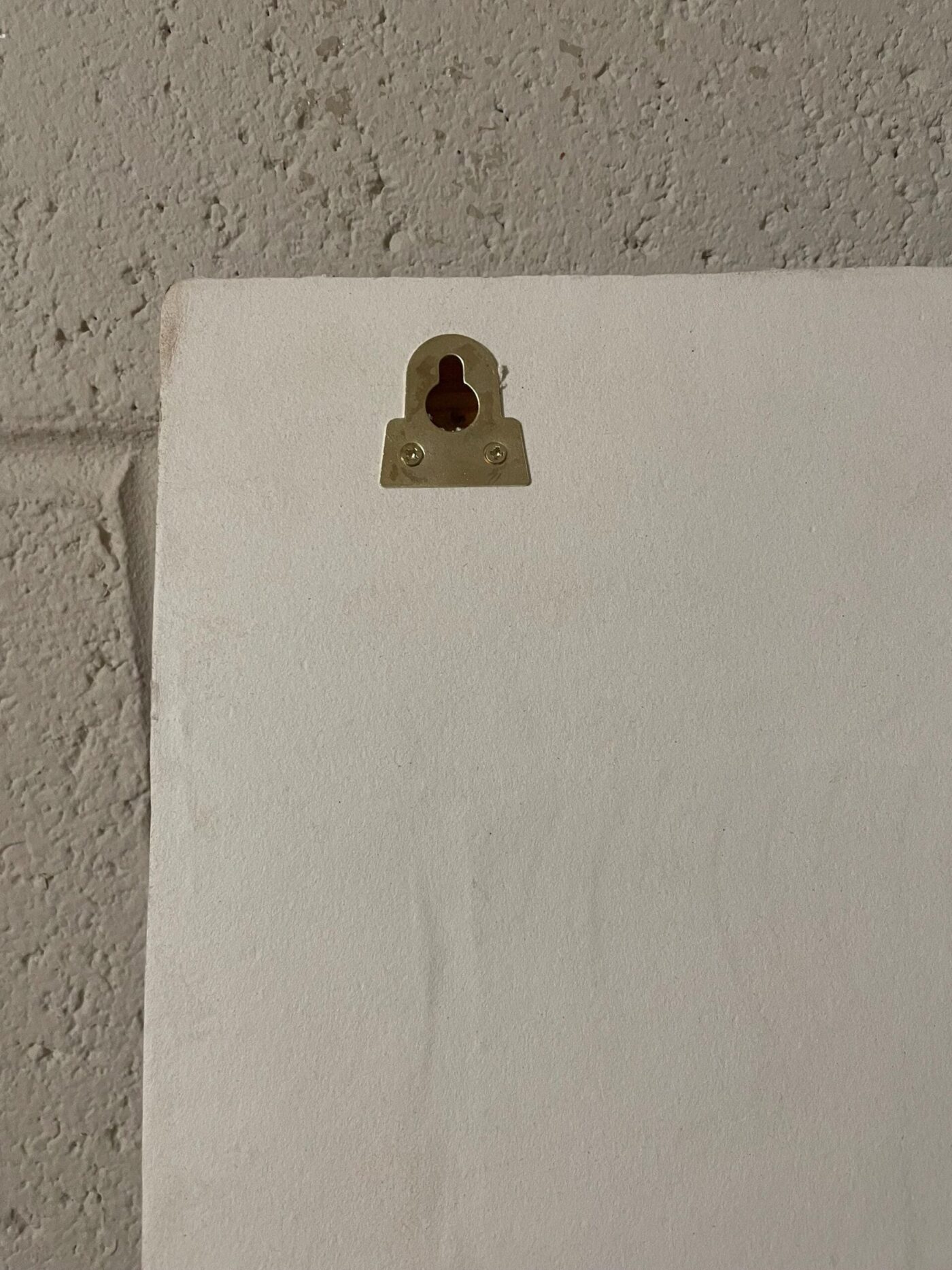 Vintage Door Panel with Magnetic Board (Natural Wood) — top view