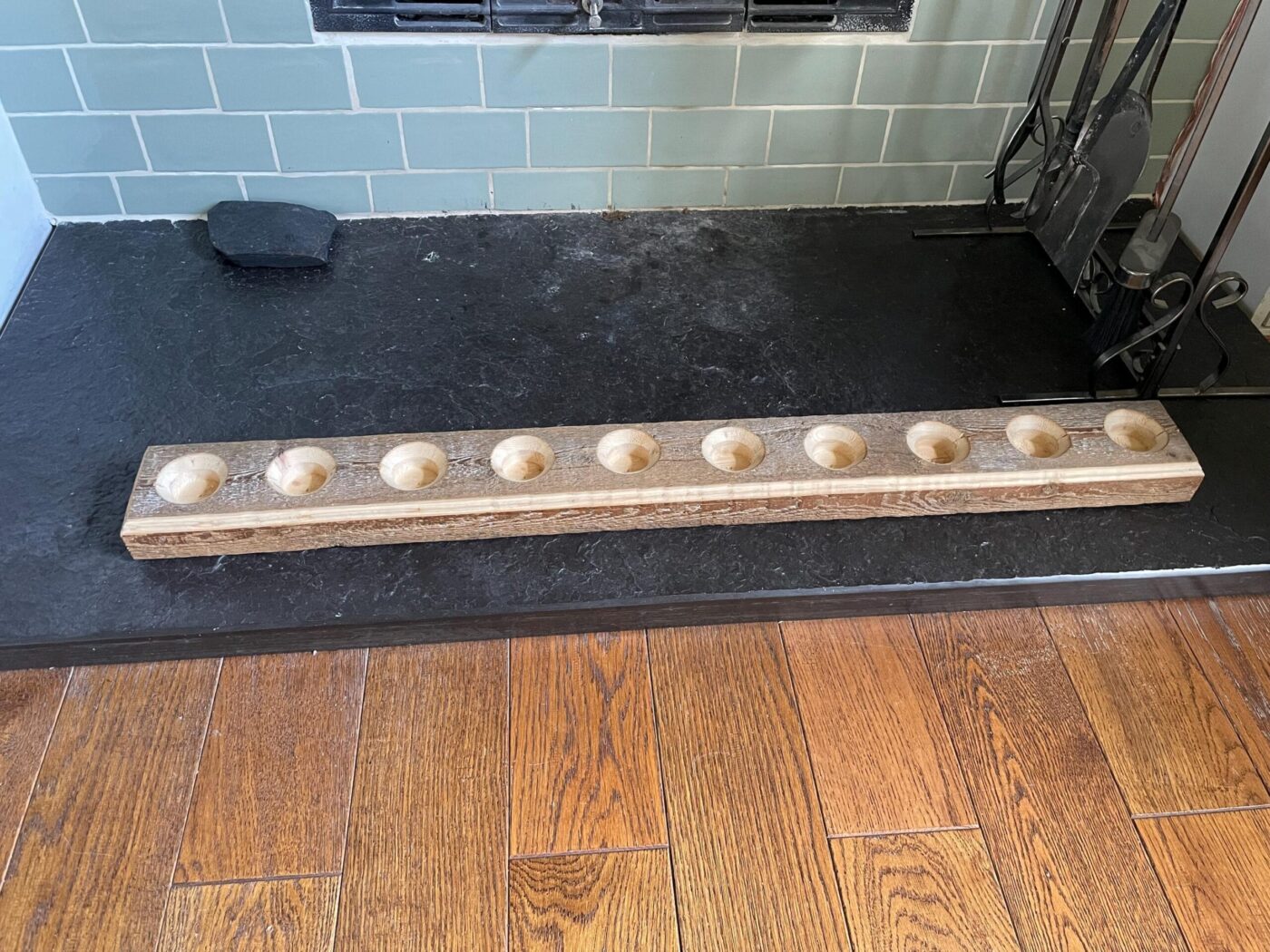 il_fullxfull.6943596091_sbx3.jpg Reclaimed Wood Tealight Centrepiece (1 metre, 10 tealights)