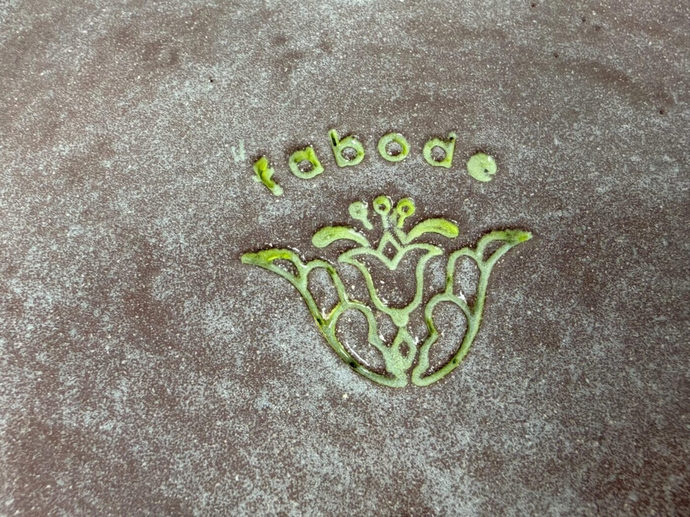 Sgraffito Floral Pasta Bowl — styling detail