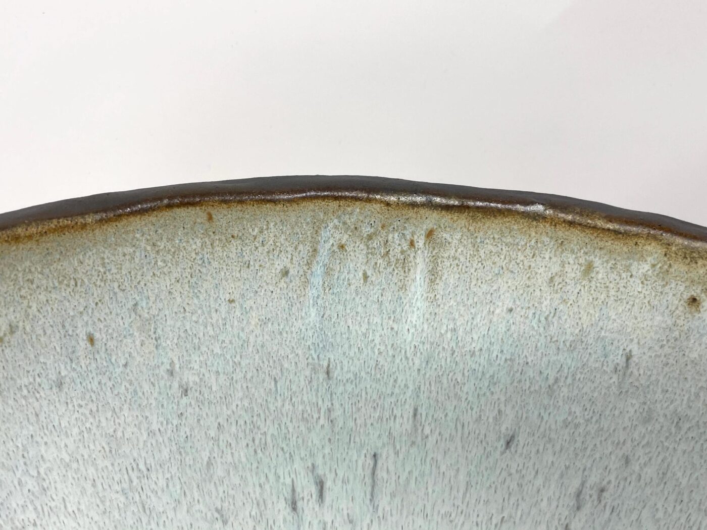 Botanical Bowl — Reactive Blue & Painted Florals — styling detail