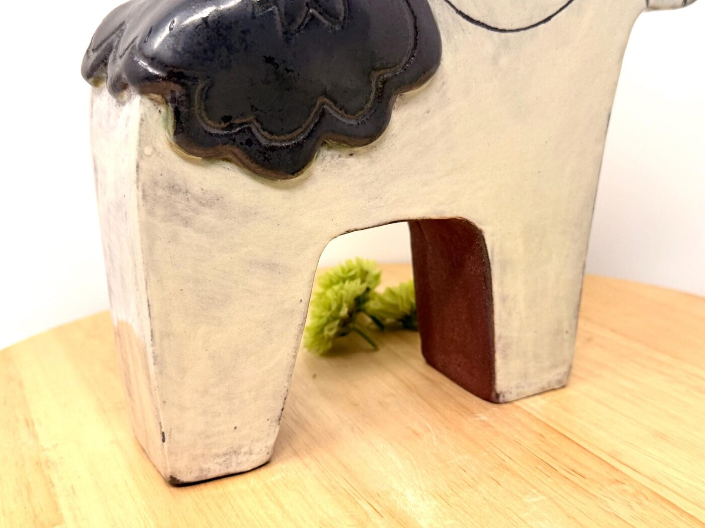 Dala Horse Terracotta Vase — view 13