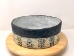Handmade Folk Art Ceramic Bowl | Sgraffito Floral Terracotta Serving Dish (7 of 15) -- Fabode Ceramics
