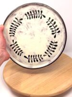 Handmade Large Ceramic Dinner Plate – Scandinavian Folk Inspired Stoneware (4 of 17) -- Fabode Ceramics