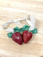 Handmade Ceramic Strawberry Ornament | Hand Painted Pottery Fruit Decoration (7 of 12) -- Fabode Ceramics