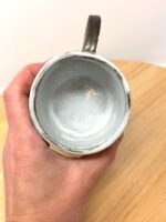 Handmade Ceramic Mug – Rustic Terracotta Stoneware with Folk Flower Sgraffito Design (13 of 16) -- Fabode Ceramics