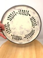 Handmade Large Ceramic Dinner Plate – Scandinavian Folk Inspired Stoneware (1 of 19) -- Fabode Ceramics