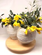 Large Handmade Double Ceramic Vase – One of a Kind White Stoneware Sculptural Vase (8 of 15) -- Fabode Ceramics