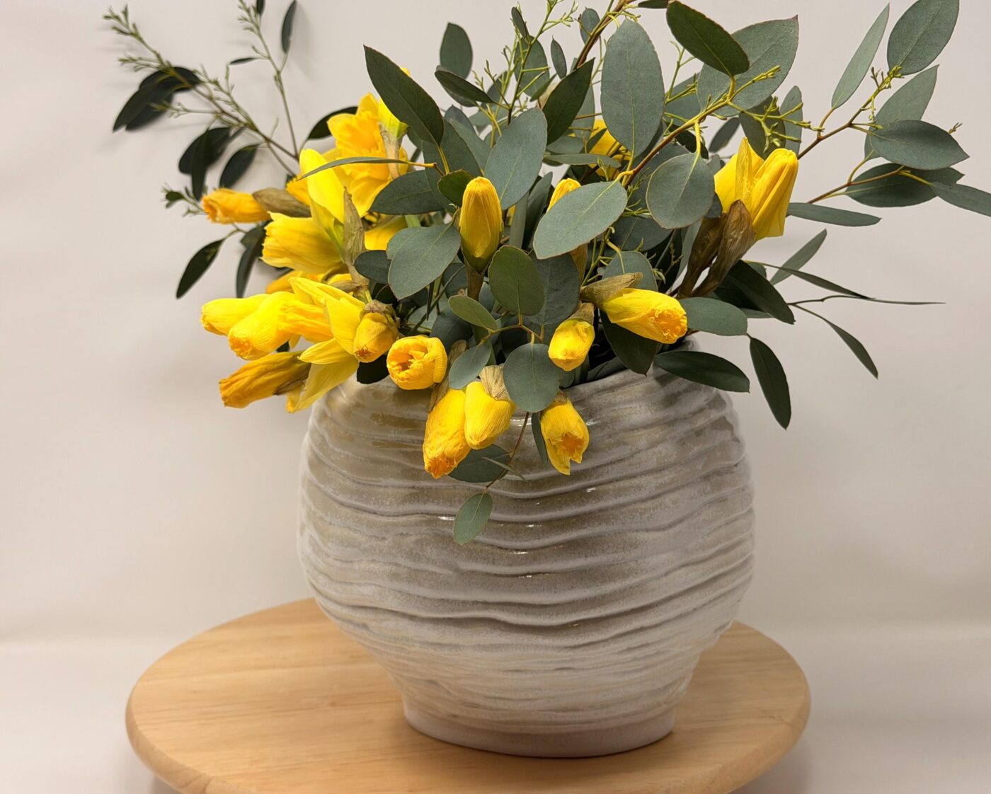 Large Handmade Double Ceramic Vase – One of a Kind White Stoneware Sculptural Vase (12 of 15) -- Fabode Ceramics