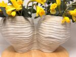 Large Handmade Double Ceramic Vase – One of a Kind White Stoneware Sculptural Vase (13 of 15) -- Fabode Ceramics