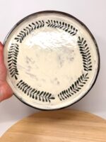Handmade Large Ceramic Dinner Plate – Scandinavian Folk Inspired Stoneware (1 of 18) -- Fabode Ceramics