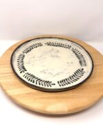 Handmade Large Ceramic Dinner Plate – Scandinavian Folk Inspired Stoneware (16 of 18) -- Fabode Ceramics