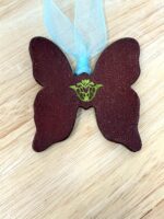 Handmade Ceramic Butterfly Ornament – Folk Art Hanging Decoration (10 of 10) -- Fabode Ceramics