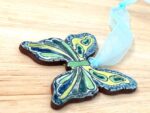 Handmade Ceramic Butterfly Ornament – Folk Art Wall Hanging, Terracotta Clay Decor (14 of 17) -- Fabode Ceramics