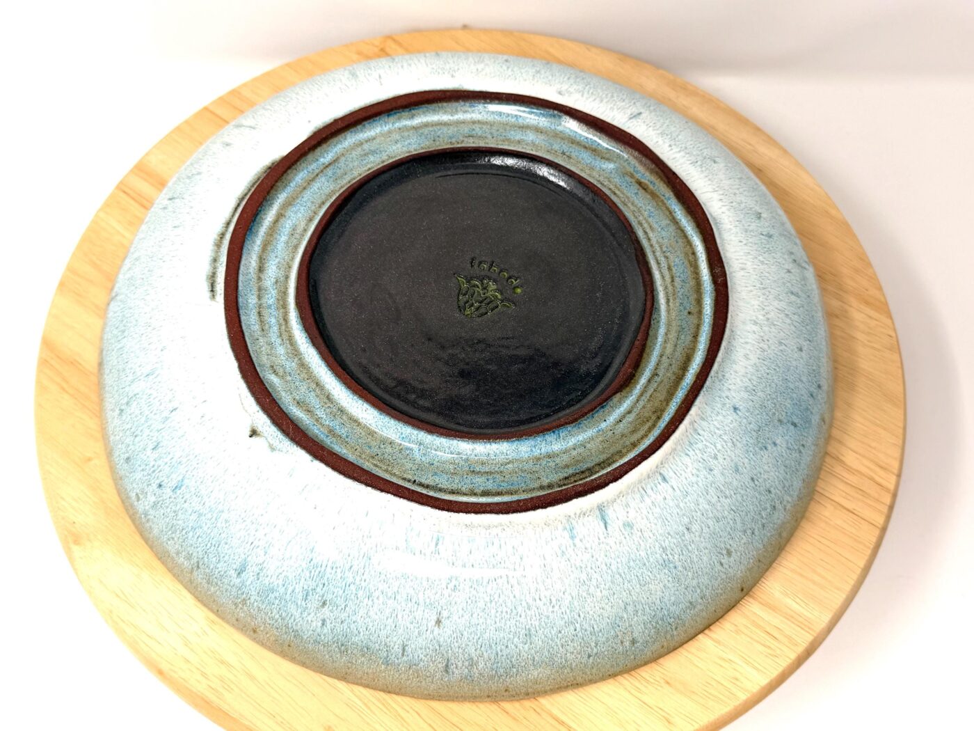 Large Ceramic Serving Bowl – Folk art inspired Bird, Rustic Terracotta Pasta Dish (10 of 12) -- Fabode Ceramics