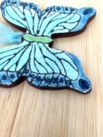 Handmade Ceramic Butterfly Ornament – Folk Art Hanging Decoration (10 of 12) -- Fabode Ceramics