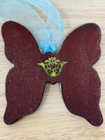 Handmade Ceramic Butterfly Ornament – Folk Art Wall Hanging, Terracotta Clay Decor (17 of 17) -- Fabode Ceramics