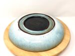Large Ceramic Serving Bowl – Folk art inspired Bird, Rustic Terracotta Pasta Dish (9 of 12) -- Fabode Ceramics