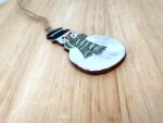Hand-Painted Ceramic Snowman Ornament – Terracotta Clay Christmas Decoration (6 of 6) -- Fabode Ceramics
