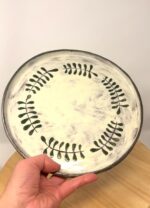 Handmade Large Ceramic Dinner Plate – Scandinavian Folk Inspired Stoneware (7 of 19) -- Fabode Ceramics