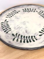 Handmade Large Ceramic Dinner Plate – Scandinavian Folk Inspired Stoneware (10 of 19) -- Fabode Ceramics