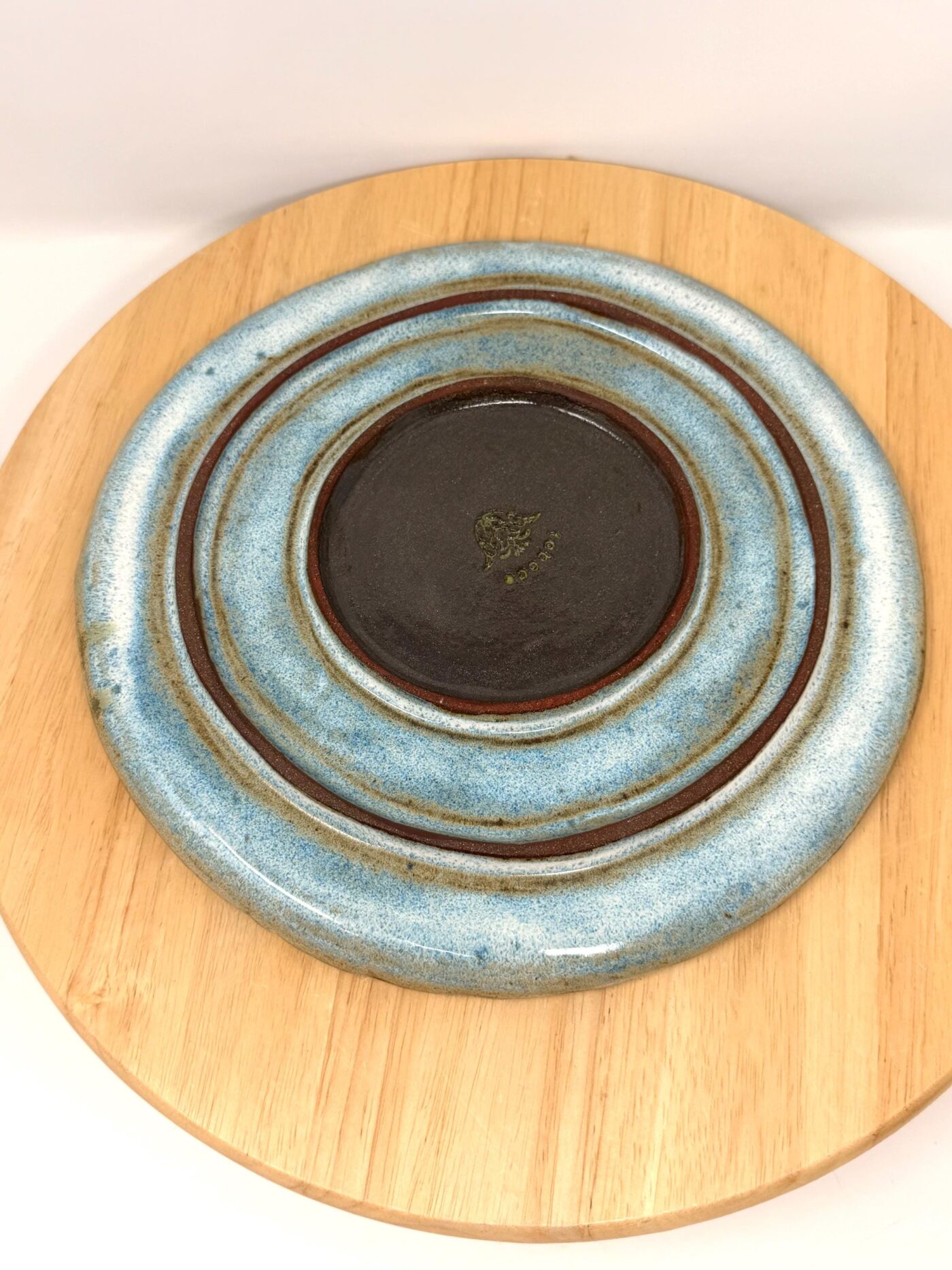 Handmade Large Ceramic Dinner Plate – Scandinavian Folk Inspired Stoneware (17 of 19) -- Fabode Ceramics