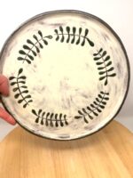 Handmade Large Ceramic Dinner Plate – Scandinavian Folk Inspired Stoneware (6 of 19) -- Fabode Ceramics