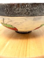 Handbuilt Strawberry Serving Bowl | Folk Art Ceramic Fruit Bowl | Rustic Stoneware Centrepiece | Handmade Pottery Gift (5 of 16) -- Fabode Ceramics