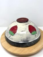 Handbuilt Strawberry Serving Bowl | Folk Art Ceramic Fruit Bowl | Rustic Stoneware Centrepiece | Handmade Pottery Gift (1 of 16) -- Fabode Ceramics