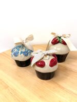 Handmade Ceramic Strawberry Decoration | Hanging Pottery Ornament | Cottagecore Gift | Folk Art Ceramic (3 of 15) -- Fabode Ceramics