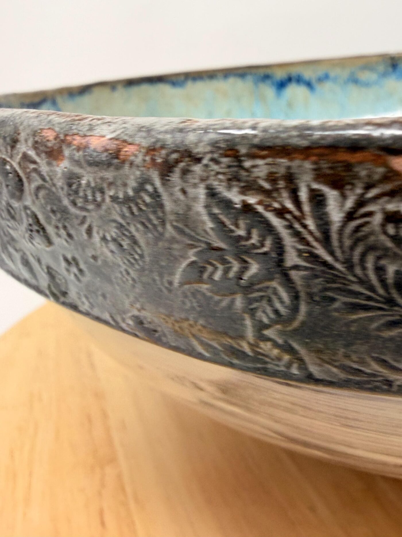 Handbuilt Strawberry Serving Bowl | Folk Art Ceramic Fruit Bowl | Rustic Stoneware Centrepiece | Handmade Pottery Gift (9 of 16) -- Fabode Ceramics