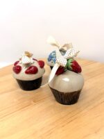 Handmade Ceramic Strawberry Decoration | Hanging Pottery Ornament | Cottagecore Gift | Folk Art Ceramic (6 of 15) -- Fabode Ceramics
