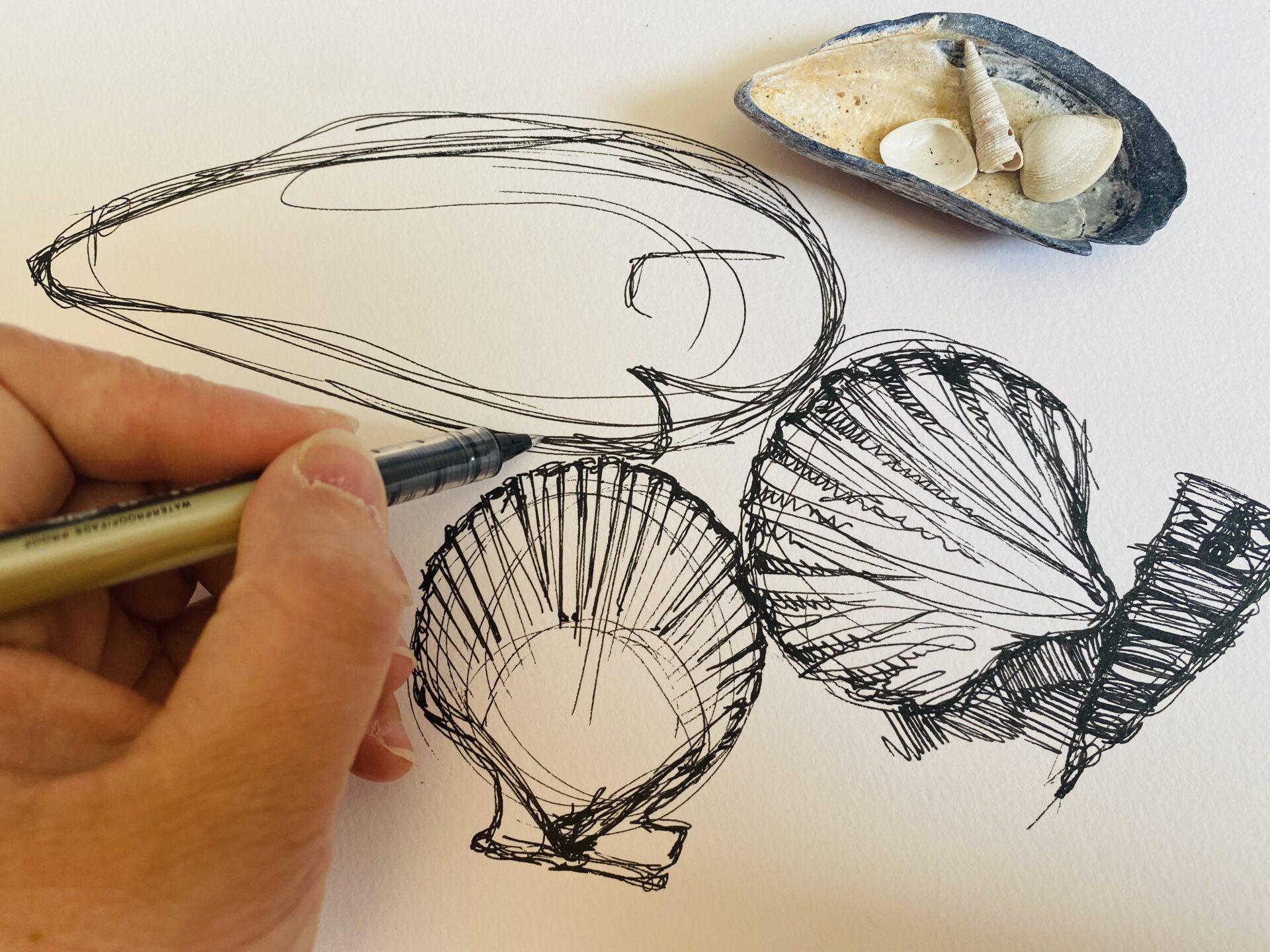 Kirsteen Art class image for weekly Saturday workshops at Fabode